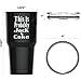 Alcee This is Probably Jack and Coke Hand Etched Stainless Steel Funny Tumbler with Lid - Large 30 oz Vacuum Insulated Travel Coffee Mugs for Men - Funny Tumblers, Black