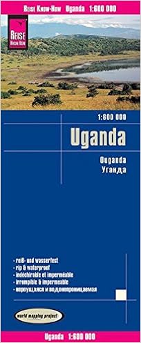 Uganda Road Map : 2017 Edition (English, Spanish, French, German and Russian Edition)
