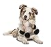 goDog Checkers Donkey With Chew Guard Technology Tough Plush Dog Toy, Tan, Large
