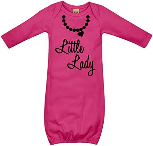 Born Fabulous Little Lady Fuchsia Gown (0-3m)