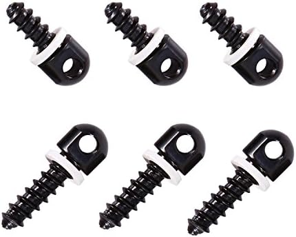 Hongmei Outdoors Sling Swivel Screws Wood Screw Studs Set Bipod Base Gun Sling Mounting Kit Pack of 6