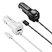 2 Pack iPhone Car Charger, OoRage Built-in Lightning Connector Car Charger for iPhone 7, 7 Plus, iPhone 6S, 6S Plus, iPhone 5, 5S