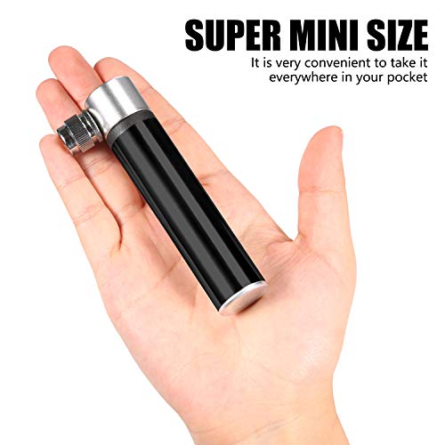 image for SHINYEVER Mini Bike Pump, Fits Presta & Schrader Valve Portable Ultral