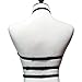 Women Pentagram Harness Elastic Cage Bra Strappy Hollow Out Bra Bustier