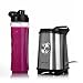 Personal Blender by BESTEK, BPA-free 600ml Travel Sports Bottle, Stainless Steel Single Serve Nutri Smoothie Blender, 300W