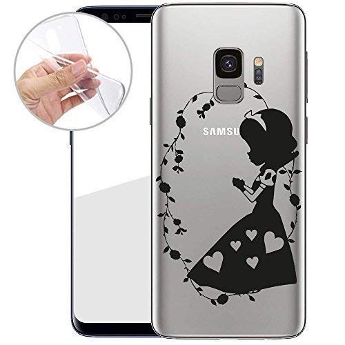 TPU phone Case Cover for the Samsung Galaxy Finoo S9 Made in Germany Case For Optimum Protection Silicone Protective Case Cover for Your Samsung Galaxy S9 Girl Apple
