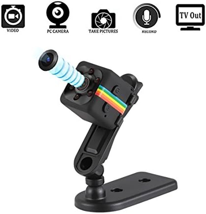 Spy Hidden Camera- 1080P Portable Mini Security Camera Nanny Cam with Night Vision/Motion Detection/200mAh Battery for Home and Office,Indoor/Outdoor Use-No WIFI Function