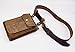 Le'aokuu Mens Genuine Leather Fanny Messenger Shoulder Satchel Waist Bag Pack (021 Brown)