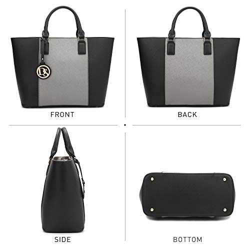 DASEIN-Womens-Handbags-Purses-Large-Tote-Shoulder-Bag-Top-Handle-Satchel-Bag-for-Work