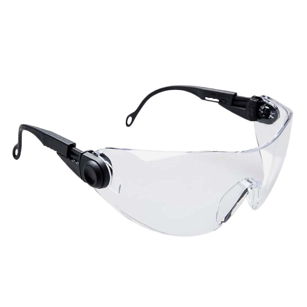 Portwest Contoured Safety Spectacle, Color: Clear, Size:, PW31CLR