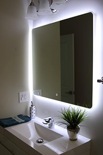 Windbay Backlit Led Light Bathroom Vanity Sink Mirror. Illuminated Mirror. (30")