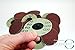 25 PC 3 Inch Roloc Discs 60 Grit (Coarse) R Type Sanding Abrasives