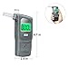 GDbow Breathalyzer Portable Alcohol Tester Recording Recent 32 Results with 5 Mouthpieces -Grey