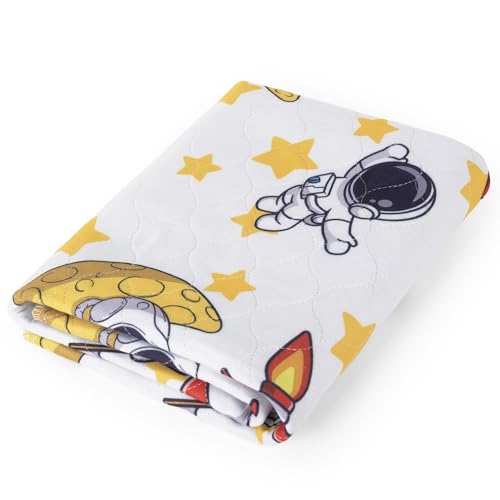 PISOLO - Ultra Absorbent 100% Waterproof Mattress Protector for Baby Bed 91 x 86 cm with Tuck-in Wings, Easy to Change and Washable, Ideal for Potty Training