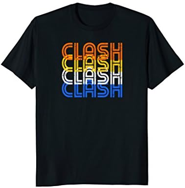 Clash Vintage Retro Text - Clash On Shirts