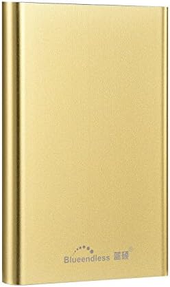 80GB Blueendless Portable External Hard Drive USB3.0 Hard Disk HDD Storage Devices computer laptop Hd Externo (GOLD)