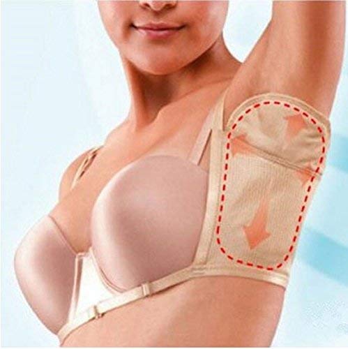 2 Pcs/pair Reusable Women Washable Underarm Armpit Sweat Pads Perfume Absorbing Anti
