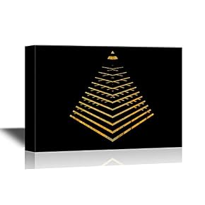 Pyramid Structure in Gold