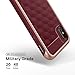 Caseology Parallax for iPhone Xs Case (2018) / iPhone X Case (2017) - Award Winning Design - Burgundy