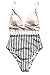 CUPSHE Women's Afternoon Sunshine Strappy High Waisted Backless One-Piece Swimsuit