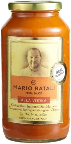 Mario Batali Alla Vodka Pasta Sauce 24 Ounce Glass Jars Pack Of 3 Amazon Com Grocery Gourmet Food
