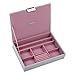 Stackers Dove Gray and Rose Classic Lidded Jewelry Box
