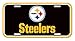 NFL Pittsburgh Steelers 6x12 Plastic License Plate