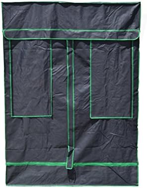 60x31x80 Mylar Hydroponic TWO DOORS EXTRA-THICK CANVAS Grow Tent for Indoor Plant Growing (60X31X80 INCH)