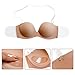 Strapless Backless Pushup Self Adhesive Bra for Backless Dress and Wedding Dress Cup Size B