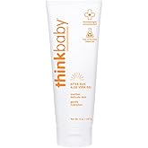 THINK Thinkbaby Aloe Vera Gel, After Sun Relief, 8 Fl Oz, EWG Verified Natural After Sun Skincare for Face & Body - Hydrating