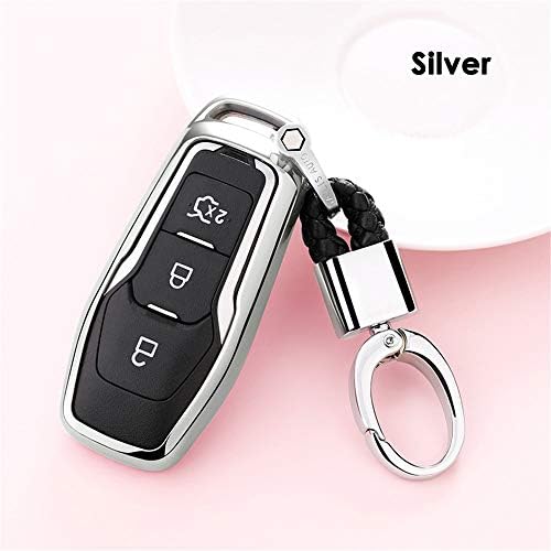 Detached Soft TPU Key Protection Cover Case + Keychain for Ford Edge Mondeo Mustang