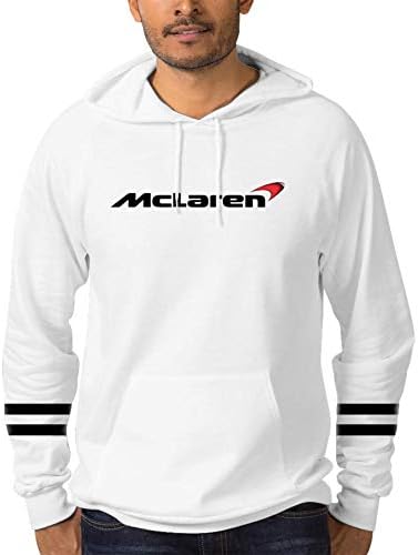 TTDGHHJ Mclaren Logo Men's Cotton Pullover Hoodie,Kangaroo Pocket Sweater