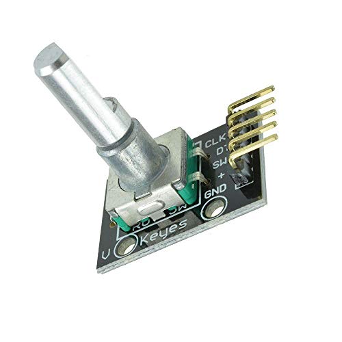 DAOKI 10Pcs Rotary Encoder Module KY-040 with 15×16.5 mm with Knob Cap for Arduino AVR PIC Compatible Brick Sensor Switch Development Board