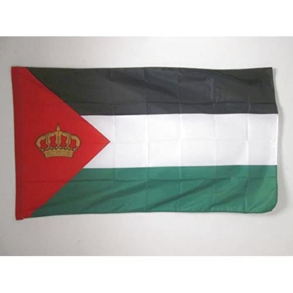 AZ FLAG - Royal Standard of Irak 1930-1958 Flag - 3x5 Ft - Iraqi Kingdom Banner with Sleeve - 100% Polyester - Fade Resistant - Vivid Colors - 3' x 5' Feet - 150x90 Cm