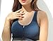 RASMEE Zipper Closure Seamless Sports Bra Women Yoga Bra Crop Tops Workout Fitness Activewear Racerback Padded Shirt Blue XLthumb 2