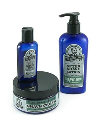 Colonel Conk 3 piece All Natural shaving kit - High desert Breeze