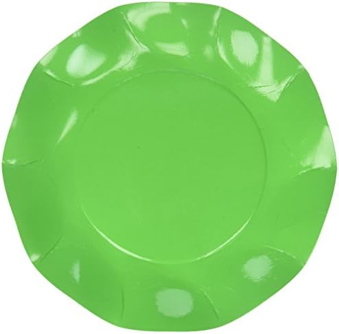 Sophistiplate Green Meadow Paper Salad/Dessert Plates - 30pk for Holidays, Parties, Showers, & Special Entertaining! Made in Italy