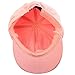Summer 100% Cotton Plain Blank 6 Panel Newsboy Gatsby Apple Cabbie Cap Hat Pink