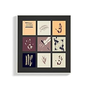 Canvas Wall Art for Living Room, Bedroom Puzzle Framed Canvas Prints for Home Decoration Ready to Hang - 16x16 inches
