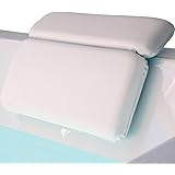 Gorilla Grip Spa Bath Pillow, Headrest Support, Thick 2 Panel Design for Shoulder, Neck Support, Comfortable, Soft, Large, fo