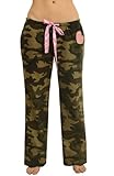 Del Rossa Women's Flannel Pajama Pants, Long Cotton Pj Bottoms