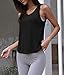 OYANUS Womens Summer Workout Tops Sexy Backless Yoga Shirts Open Back Activewear Running Sports Gym Tank Tops