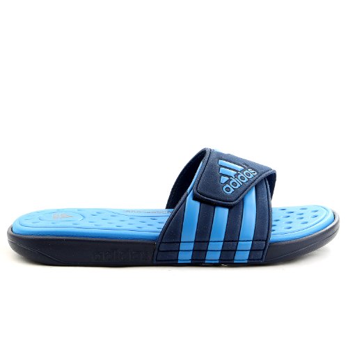 Mens adidas Adissage Blue White Slides Sandals Athletic Sport F35579 Size 10 for sale online | eBay