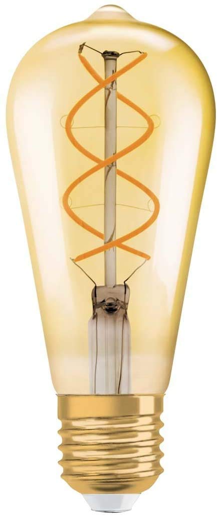 Osram LED Vintage 1906 Bulb, E27 Base, Warm White, 2000K, 4W, Replacement for 28 W Bulb [Energy Class G]