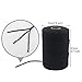 Tenn Well 2mm Macrame Cord, 328 Feet 3Ply Black Macrame Rope for Wall Hangings, Plant Hangers, Craft Projects and Decoration