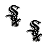 aminco Chicago White Sox Post Stud Logo Earring Set MLB Charm