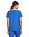 WonderWink Women's Charlie 5 Pocket Y-Neck Wrap Top, Royal, Small