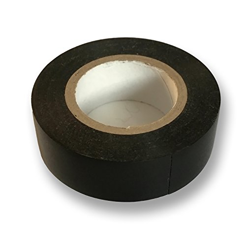 Soundoriginal Black Electrical Tape 10 Pack 3/4Inch By 30 Feet, Voltage Level 600V Dustproof