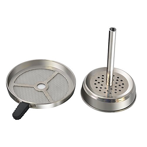Hookah Charcoal Holder Kitosun Chimney Pot for Smoking Shisha Hookah Charcoal Burner Heat Management System Perfect with Ceramic Hookah Bowls - Thumbnail 2