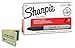 Sharpie Permanent Markers, Fine Point, Black, Box of 12, Includes 5 Color Flag Set